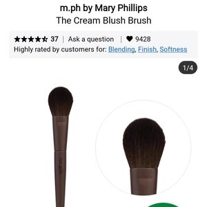 NIB M.PH MARY PHILIPS THE CREAM BLUSH BRUSH